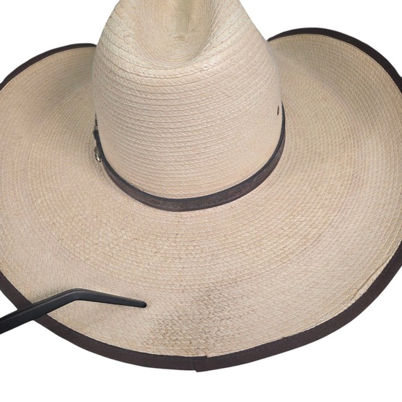 Vintage Larry Mahan's Collection by Milano Cowboy Hat Size 6 7/8" Made in USA - Picture 11 of 16